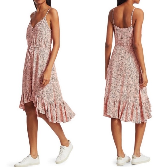 RAILS NWT Frida Midi Dress in RoseSpotted XXS